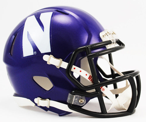 Northwestern Wildcats Riddell Speed Mini Helmet