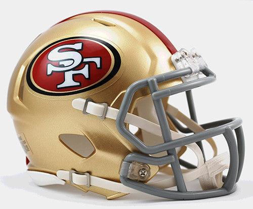 San Francisco 49ers Riddell Speed Mini Helmet
