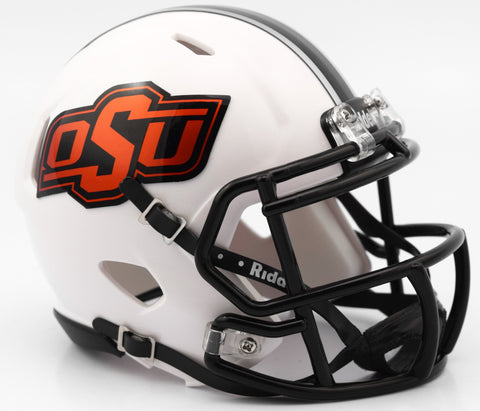 Oklahoma State Cowboys Riddell Speed Mini Helmet - White 2016 Alternate