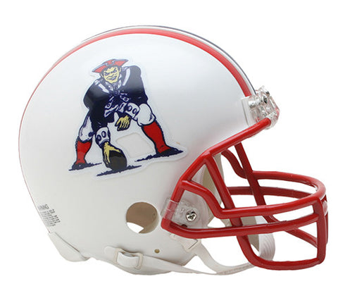 New England Patriots Throwback 1990-1992 Riddell Z2B Mini Helmet