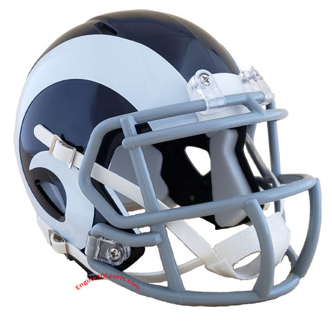 Aaron Donald Los Angeles Rams Mini casque Riddell Speed dédicacé Aaron Donald Los Angeles Rams Mini casque Riddell Speed dédicacé