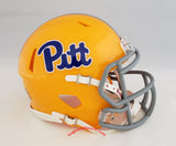 Pitt Panthers Riddell Speed Mini Helmet - Gold Throwback