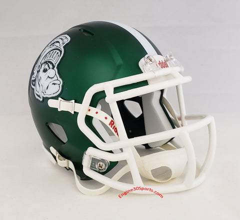 Michigan State Spartans Riddell Speed Mini Helmet - Gruff Sparty