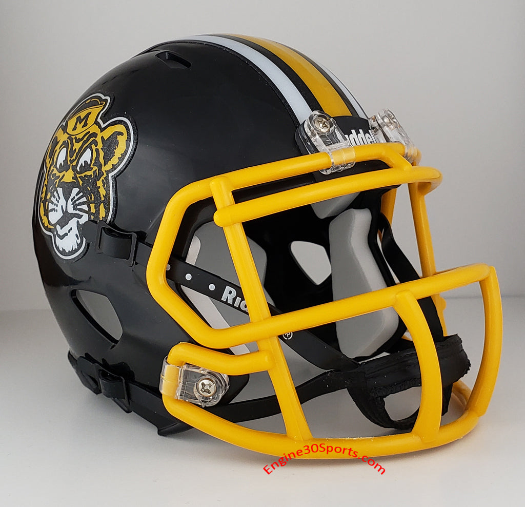 Missouri Tigers Riddell Speed Mini Helmet - Sailor Tiger Alternate