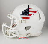 West Virginia Mountaineers Riddell Speed Mini Helmet - Stars & Stripes