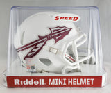 Florida State Seminoles Riddell Speed Mini Helmet - White Alternate