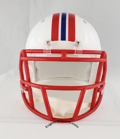 New England Patriots 1990-1992 Throwback Riddell Speed Mini Helmet – Engine30Sports New England Patriots 1990-1992 Throwback Riddell Speed Mini Helmet – Engine30Sports