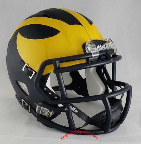 Michigan Wolverines Riddell Speed Mini Helmet