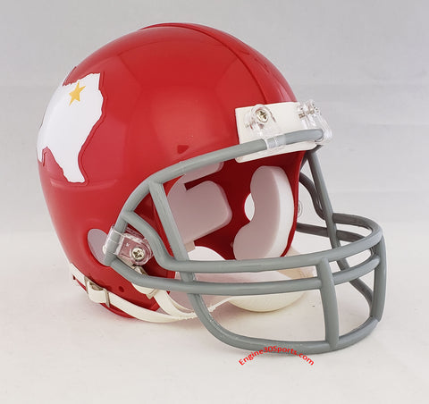 afl football helmets Dallas Texans AFL 1960-1962 Throwback Riddell Z2B Mini Helmet – Engine30Sports