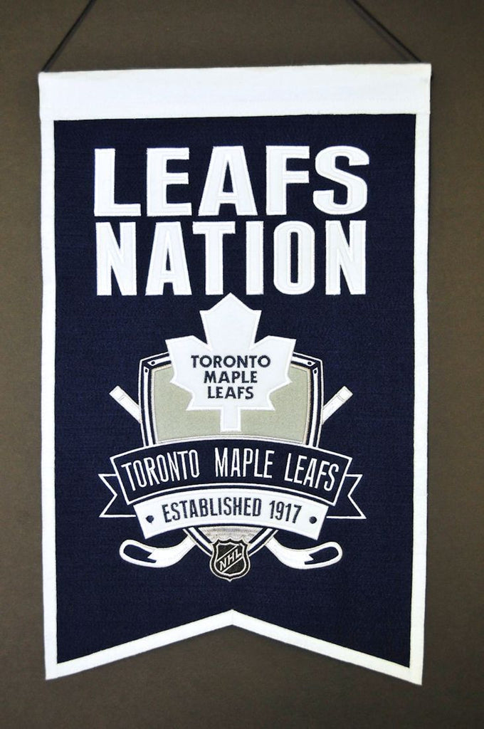 Toronto Maple Leafs 20"x15" Wool Leafs Nation Banner