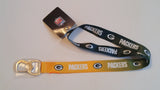 Green Bay Packers Ombre Lanyard with Bottle Opener & Key Clip 2