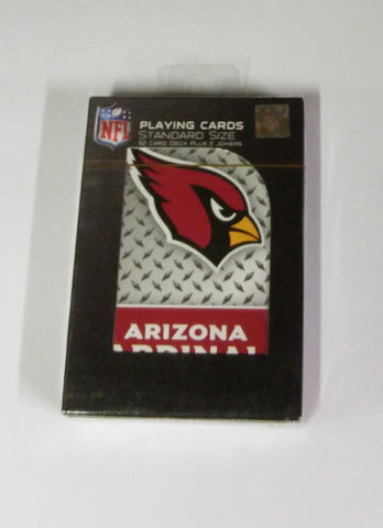 Arizona Cardinals Diamond Plate Pattern Playing Cards