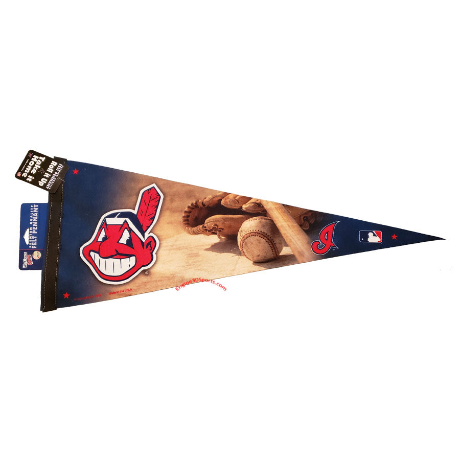 Cleveland Indians Chief Wahoo 12"x30" Premium Pennant