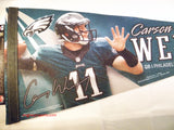 Carson Wentz Philadelphia Eagles 12"x30" Premium Pennant 2