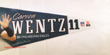 Carson Wentz Philadelphia Eagles 12"x30" Premium Pennant 3