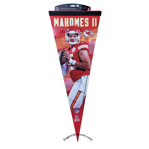 Patrick Mahomes Kansas City Chiefs 12"x30" Premium Pennant