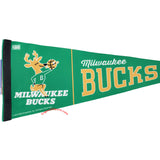 Milwaukee Bucks 12"x30" Retro Logo Premium Pennant