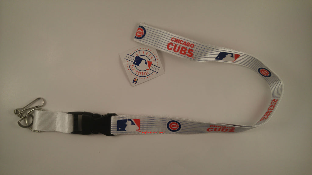 Chicago Cubs 24" Breakaway Lanyard - White