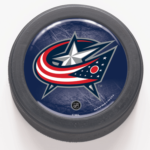 Columbus Blue Jackets Domed Hockey Puck