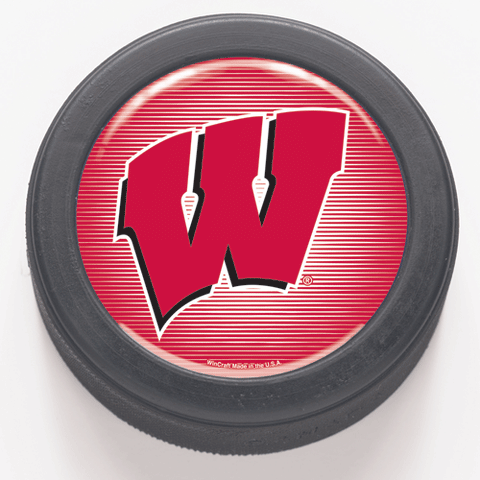 Wisconsin Badgers Domed Hockey Puck