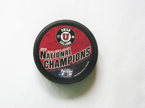 Union College Dutchmen 2014 National Champions Hockey Puck