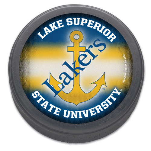Lake Superior State Lakers Hockey Puck