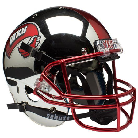 Western Kentucky Hilltoppers Chrome Schutt XP Replica Helmet - Alternate 1