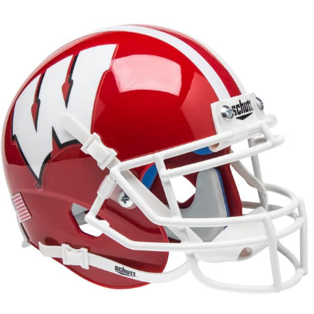 Wisconsin Badgers Scarlet Schutt XP Replica Helmet - Alternate 1