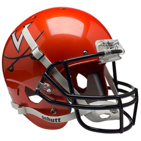 Virginia Cavaliers Orange Schutt XP Replica Helmet - Alternate 1