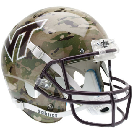 Virginia Tech Hokies Camo Schutt XP Replica Helmet - Alternate 5