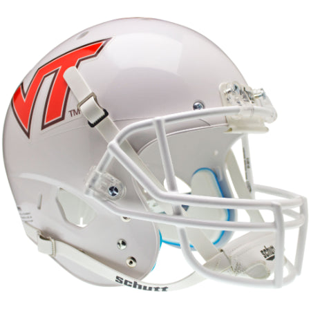 Virginia Tech Hokies White Schutt XP Replica Helmet - Alternate 7