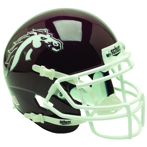 Western Michigan Broncos Brown Schutt XP Mini Helmet - Alternate 2
