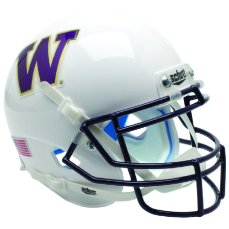 Washington Huskies White Schutt XP Mini Helmet - Alternate 3