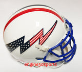 Air Force Falcons Stars & Stripes Logo with Top Stripe Schutt XP Mini Helmet - Alternate 3 2
