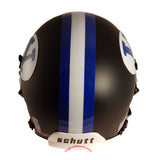 BYU Cougars Matte Black Schutt XP Mini Helmet - Alternate 1 back