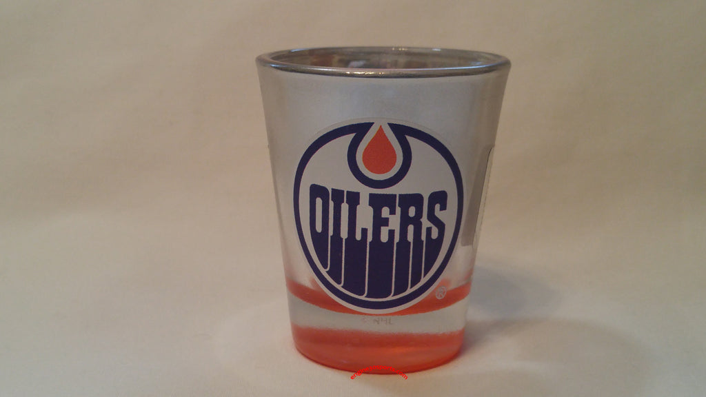 Edmonton Oilers 1.75oz. Mirrored Chrome Shot Glass