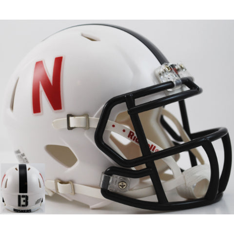 Nebraska Cornhuskers Riddell Speed Mini Helmet - 2013 White Alternate