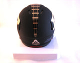 Purdue Boilermakers Riddell Speed Mini Helmet - Matte Black Alternate 4