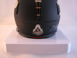 Purdue Boilermakers Riddell Speed Mini Helmet - Matte Black Alternate 5