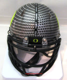 Oregon Ducks Riddell Speed Mini Helmet - Carbon Fiber Alternate 3