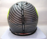 Oregon Ducks Riddell Speed Mini Helmet - Carbon Fiber Alternate 4