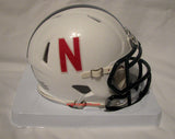 Nebraska Cornhuskers Riddell Speed Mini Helmet - 2013 White Alternate 2