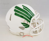 North Texas Mean Green Riddell Speed Mini Helmet - White