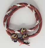 Washington Redskins Spiral Football Necklace