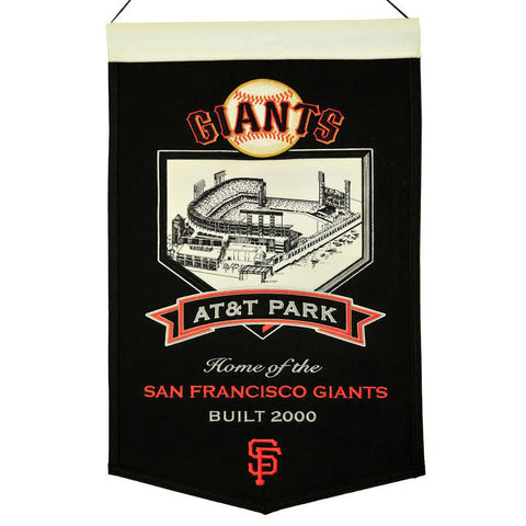 San Francisco Giants 20"x15" Wool Stadium Banner - AT&T Park