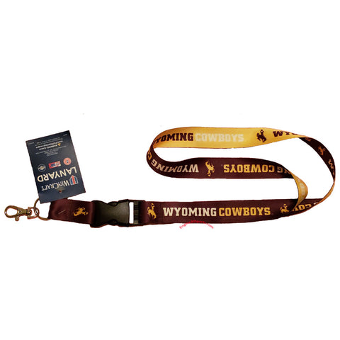 Wyoming Cowboys 22" Lanyard with Detachable Buckle