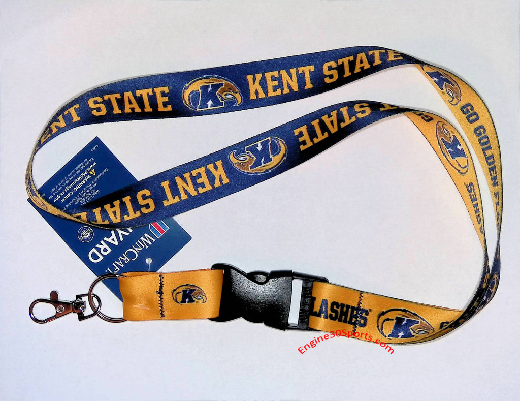 Kent State Golden Flashes 22" Lanyard with Detachable Buckle