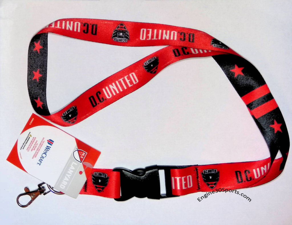 DC United 22" Lanyard with Detachable Buckle