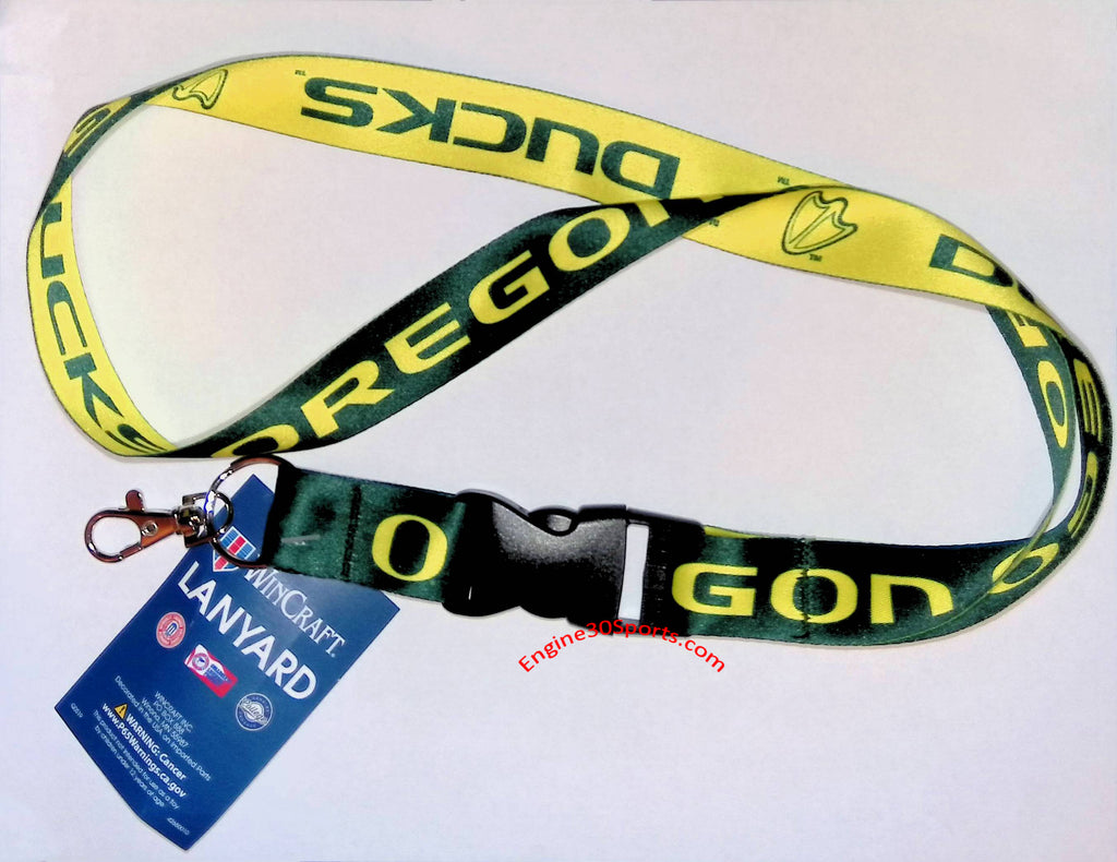 Oregon Ducks 22" Lanyard with Detachable Buckle