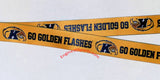 Kent State Golden Flashes 22" Lanyard with Detachable Buckle